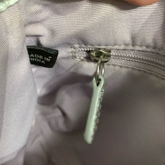 COACH Gray Silver Signature Canvas Crossbody - Picture 9 of 12